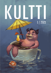 The magazine cover of 2021 culture magazine called Kultti
